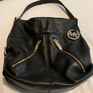 Black leather Michael Kors bag